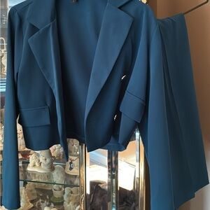 Elegant Blue Women's Blazer